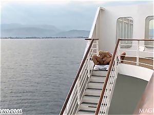 ass fucking porn with the captain and his secretary on a luxury yacht