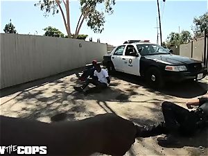 plow the Cops - milky girl cop nailed by three BBCs