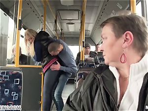 Public fuck-fest on the bus on the way to college