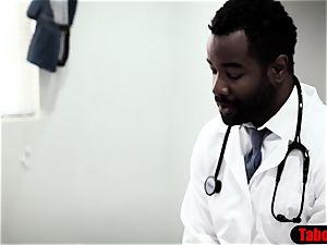 bbc doc exploits dearest patient into ass-fuck fuckfest check-up