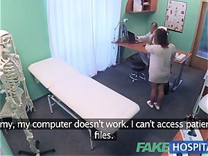 FakeHospital smallish molten Russian teenager gets cunt licked